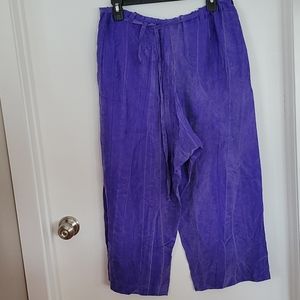 JERRY GIARDELLI SILKY  BAGGY PANTS